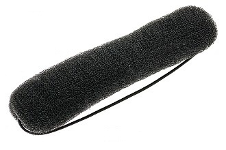 CIJENA NA UPIT - Harizma spužva za kosu sa gumicom - 20cm, crna